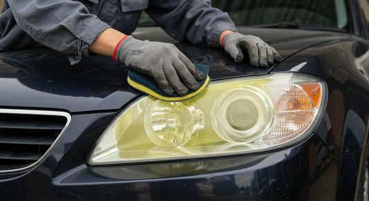 ヘッドライト　黄ばみ　激落ちくん