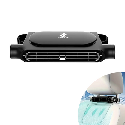 CARZEL 車載扇風機 ネッククーラー ヘッドレストファン カーファン USB給電 熱中症対策 省エネ 空気循環 蒸れ解消 夏対策 取り付け簡単 3階段風量調節