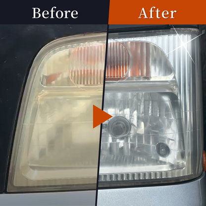 MOBRICH ヘッドライト 磨き クリーナー コーティング スプレー 車 黄ばみ 黄ばみ取り ライト ヘッドライトクリーナー 簡単 4台分