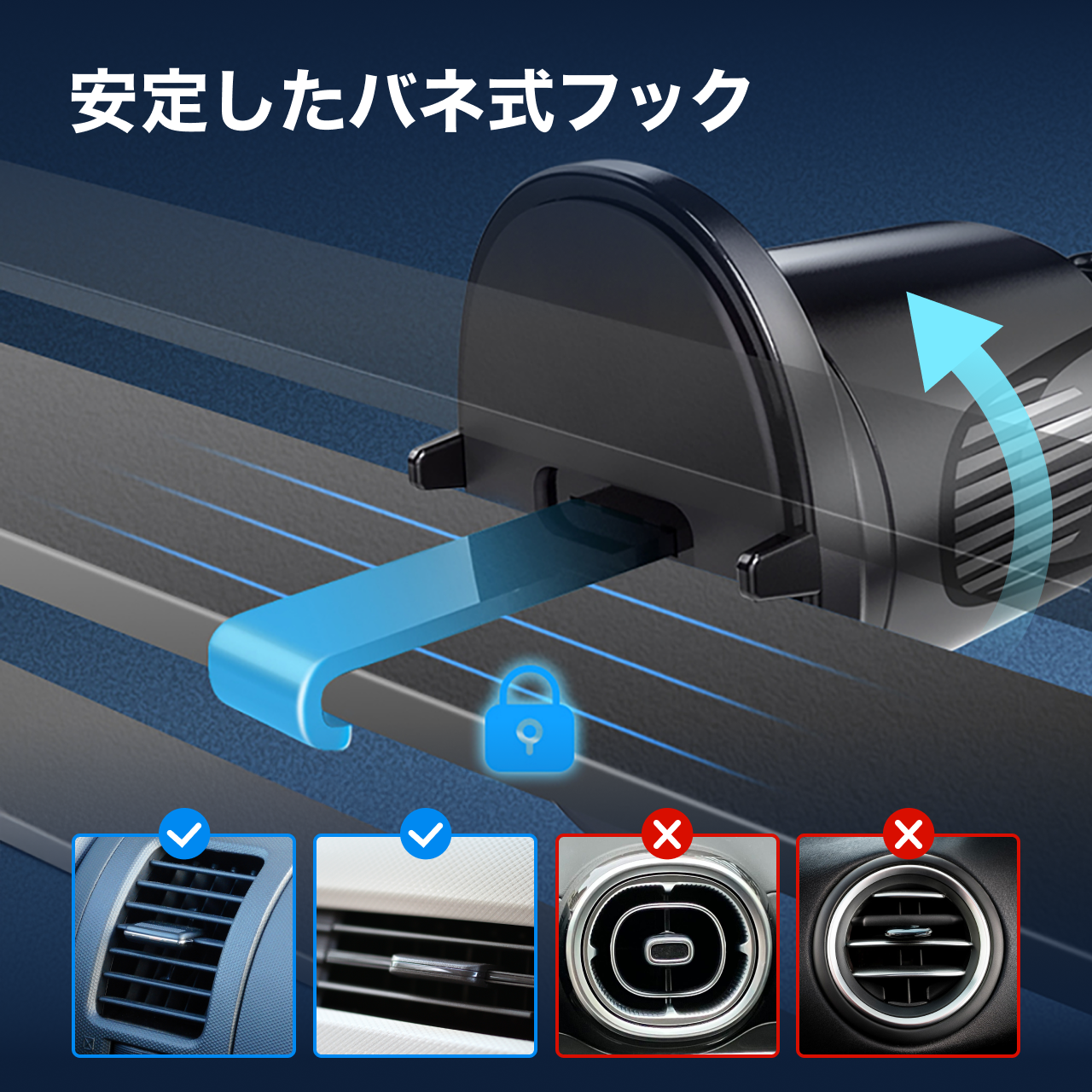 冷却ファン スマホクーラー 冷却チャージャー magsafe ワイヤレス充電 エアコン口取付 最大15W 急速充電 スマホホルダー 車載ホルダー 車 充電 Qi対応 CARZEL