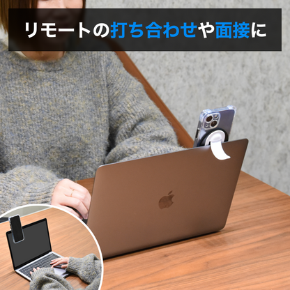CARZEL(カーゼル) スマホスタンド スマホグリップ Mafsafe シリコンスマホスタンド iPhone 15/14/13/12シリーズ対応　薄型軽量 車用 落下防止ハンドグリップ スマホリング 強力磁力 マグネット 車載ホルダー 日本語説明書付き