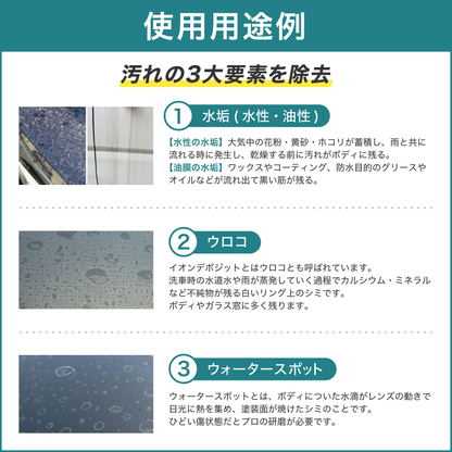 【セット商品】ウロコ取り・ヘッドライト磨き