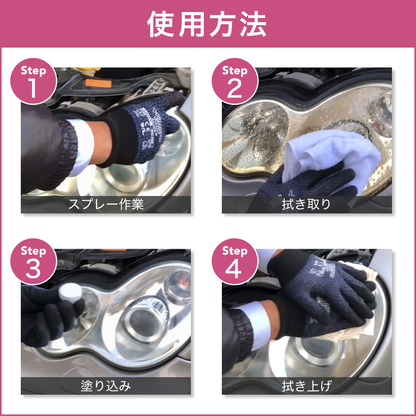 【セット商品】ウロコ取り・ヘッドライト磨き